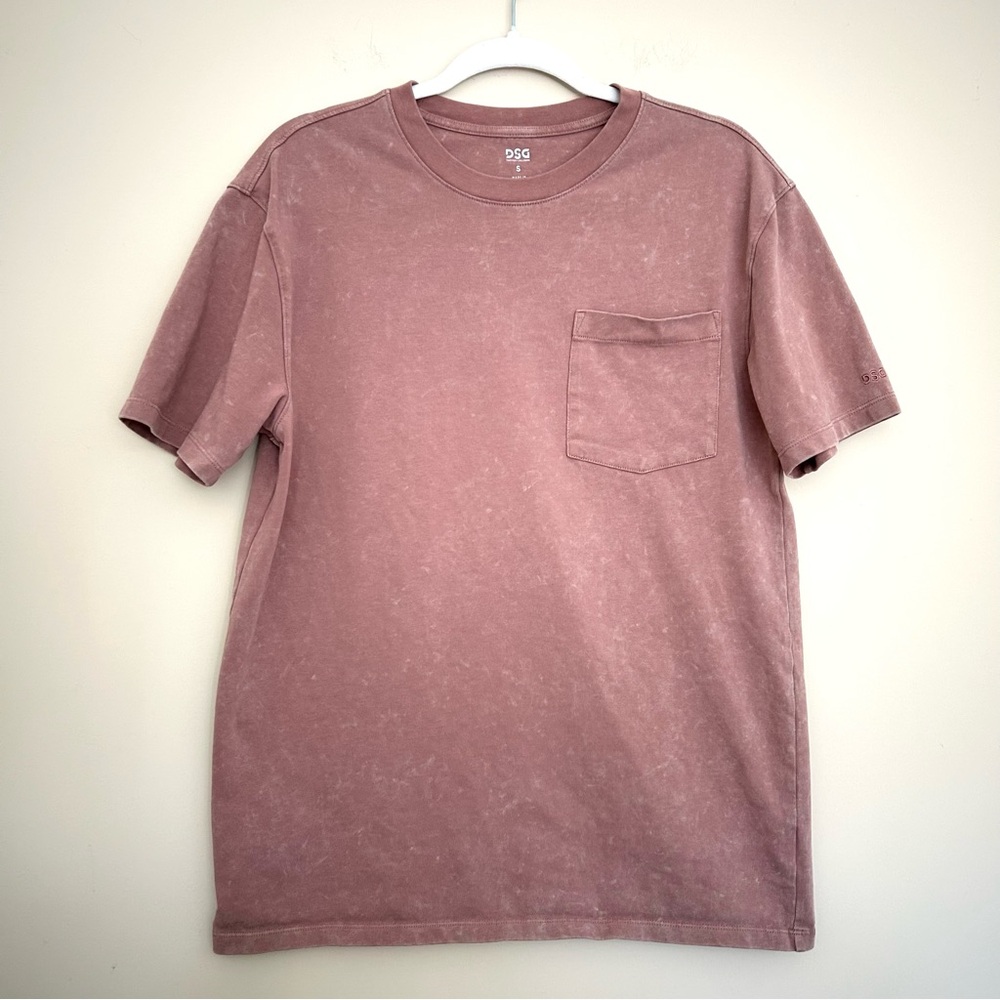 🔹DSG Men's Washed Pink Short Sleeve Tee